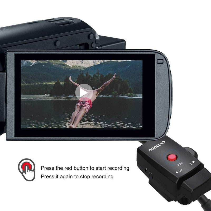 AODELAN Camcorder Zoom Controller Lanc Video Camera Remote Control with 2.5mm Jack Cable Compatible with Sony NX5C 150P 190P 198P for Canon XL1S XL2 XM1 XM2 for Panasonic DVC33 DVC63 - Image 4